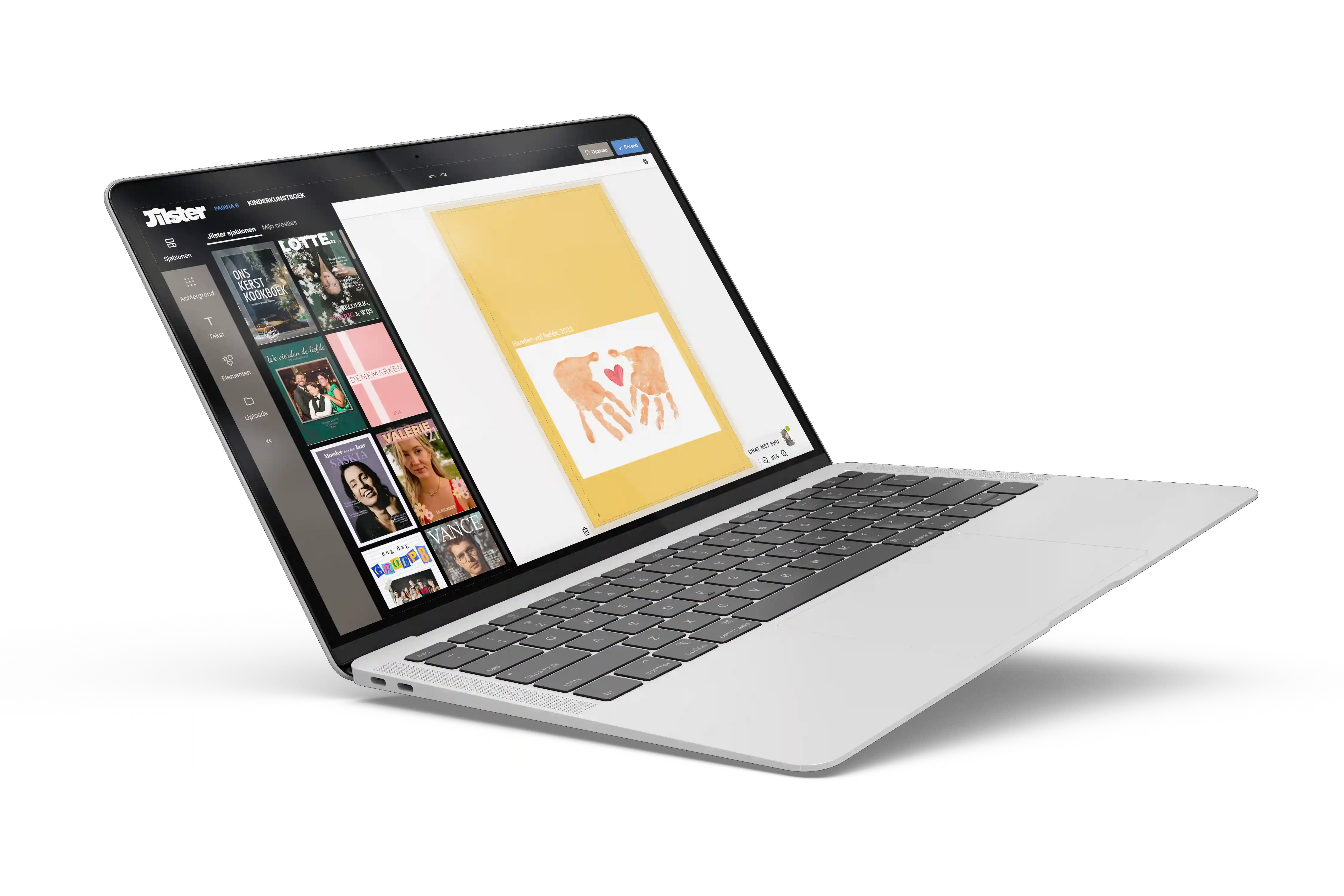 Laptop mockup kinderkunstboek.webp