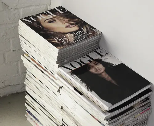 stack of magazines