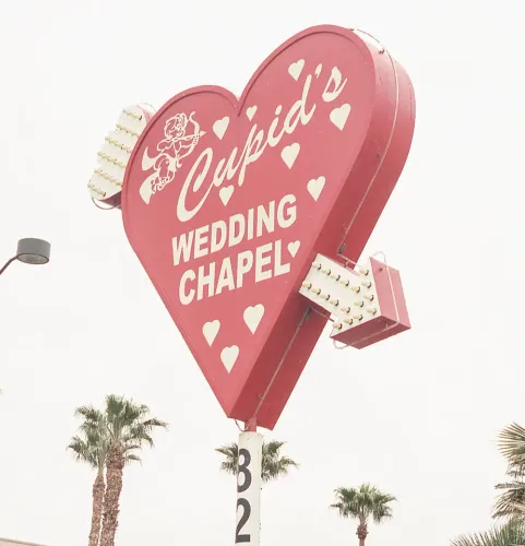 wedding chapel sign
