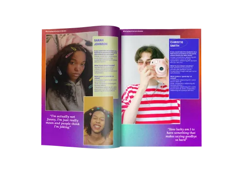 the students yearbook profiles